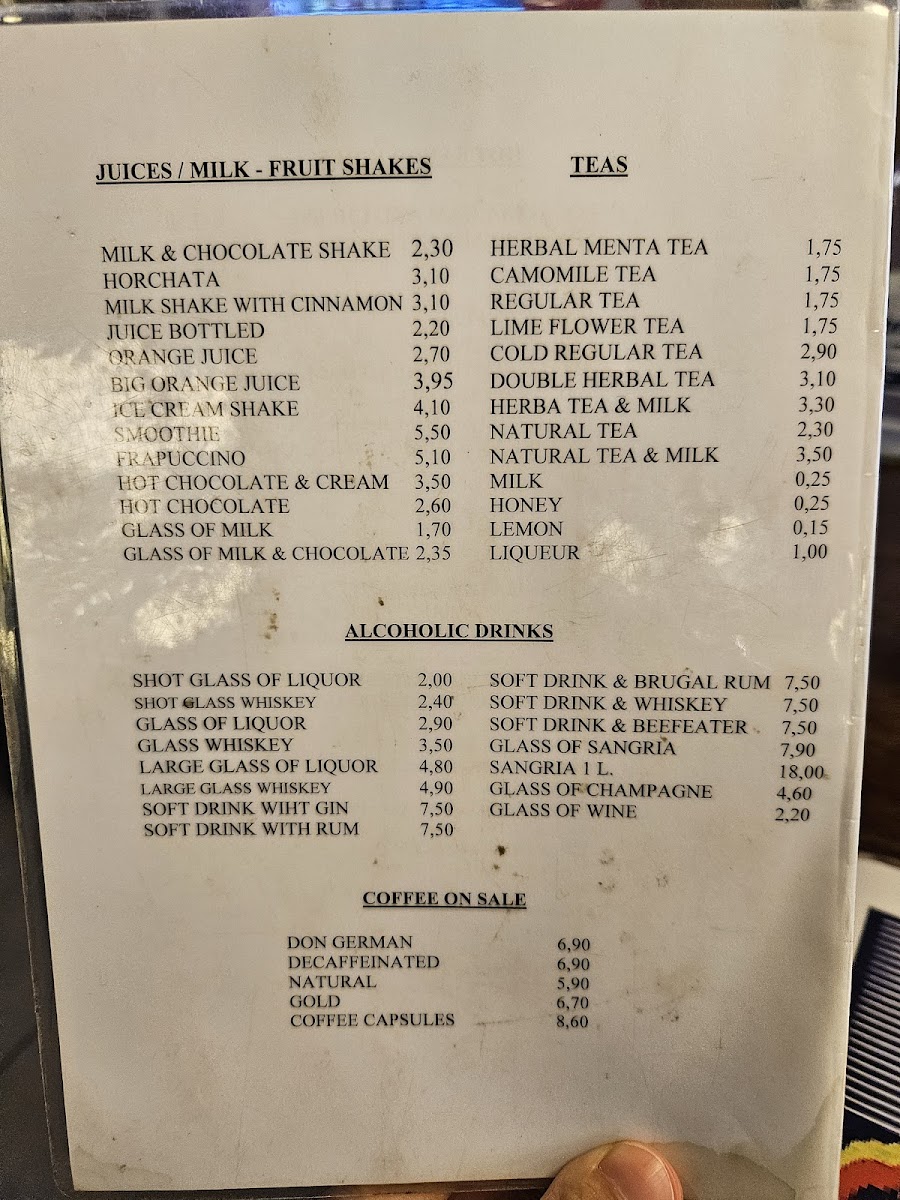 Bracafè Menu - Image 1